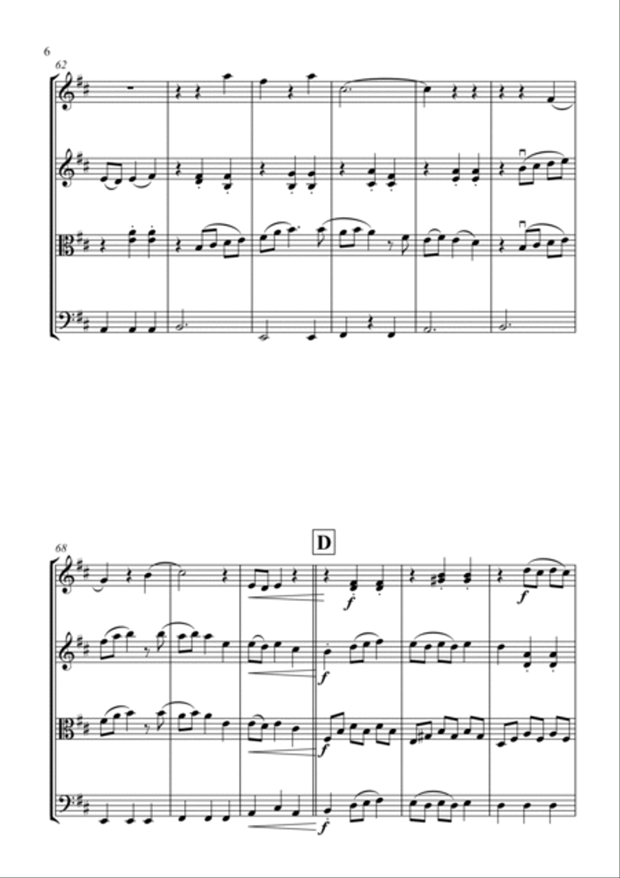 Army Dreamers String Quartet scores gallery preview page 6