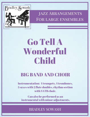 Go Tell A Wonderful Child - Choir and Big Band