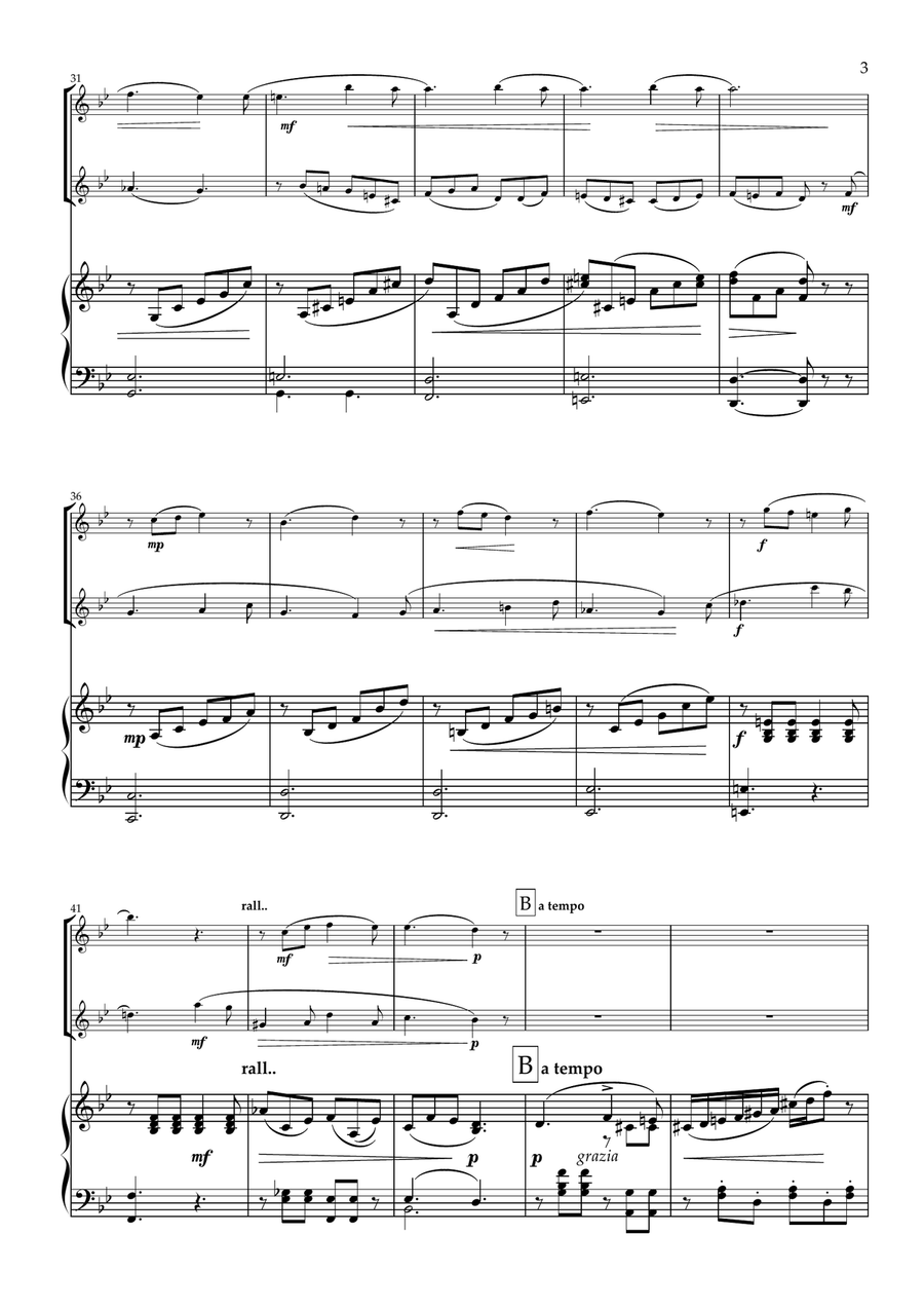 April (Snowdrop)-Tchaikovsky- Flute Duet with Piano-Intermediate April (Snowdrop)-Tchaikovsky- Flute Duet with Piano-Intermediate Flute Duet scores gallery preview page 4