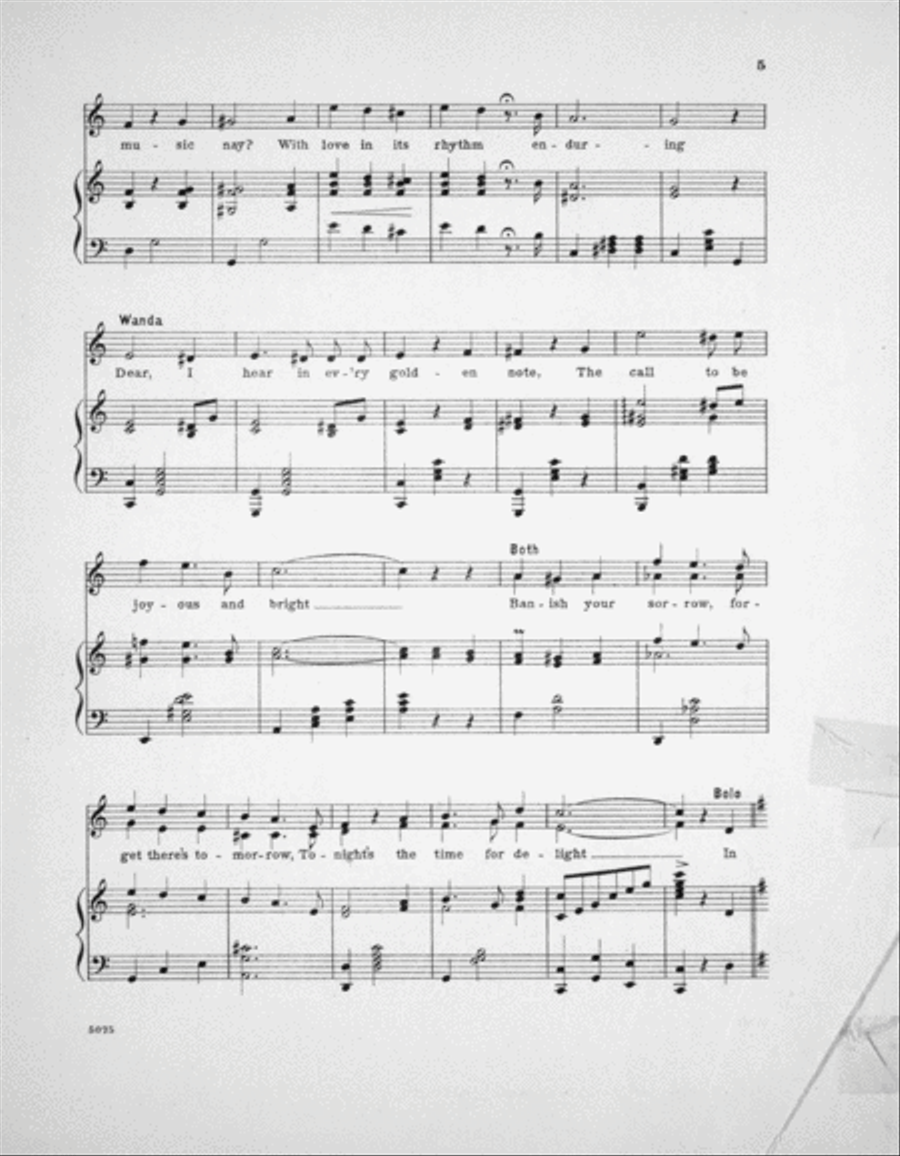 Listen Dear. Duet Voice scores gallery preview page 4