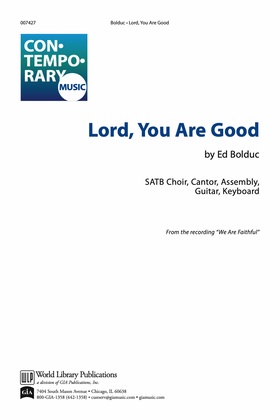 Book cover for Lord, You Are Good