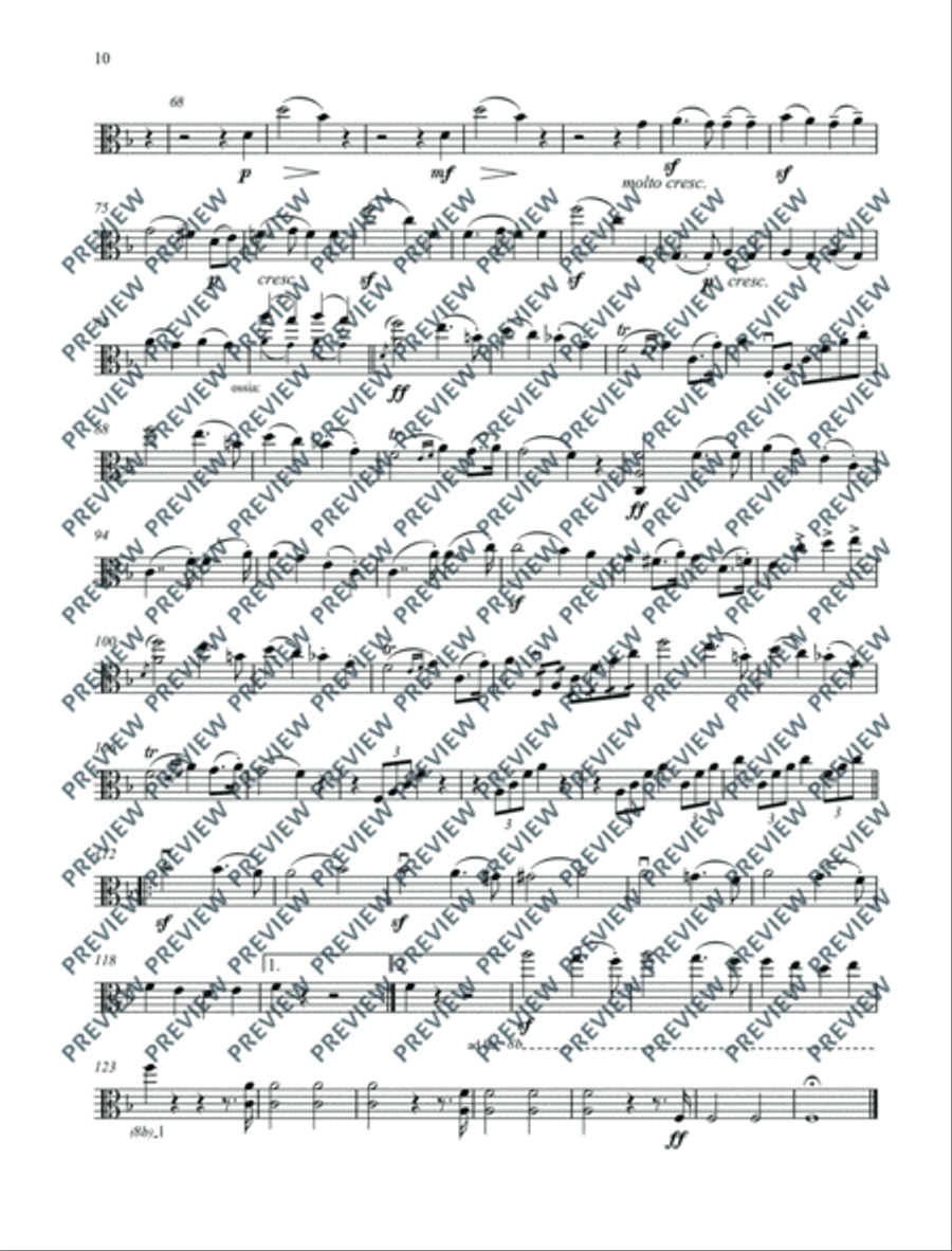 Classical Highlights for Viola Piano Accompaniment scores gallery preview page 11