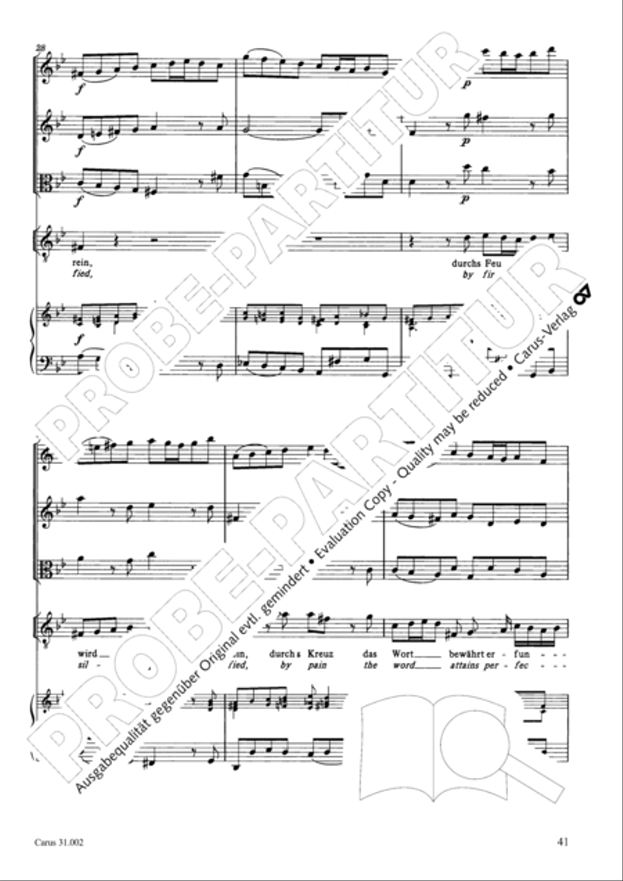 O God, from heaven look on us (Ach Gott, vom Himmel sieh darein) ATB scores gallery preview page 42