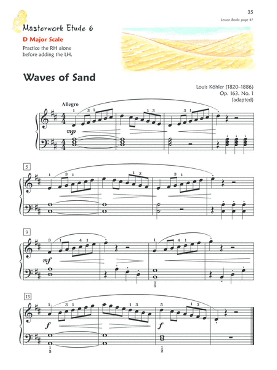 Premier Piano Course Technique, Book 3 Piano Method scores gallery preview page 4
