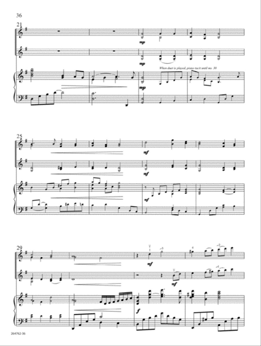 More Love to Thee Violin Solo scores gallery preview page 21