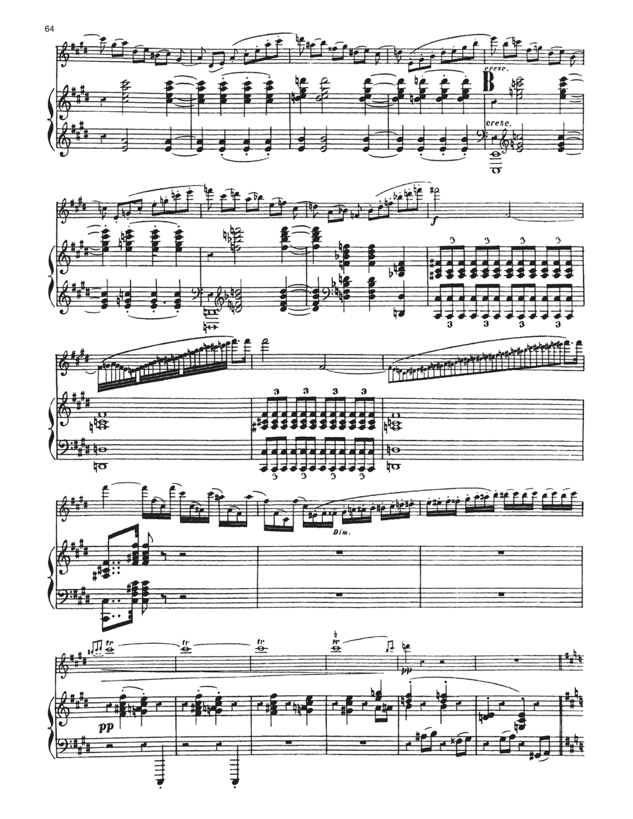 Romance, Op. 37 Flute Solo scores gallery preview page 3