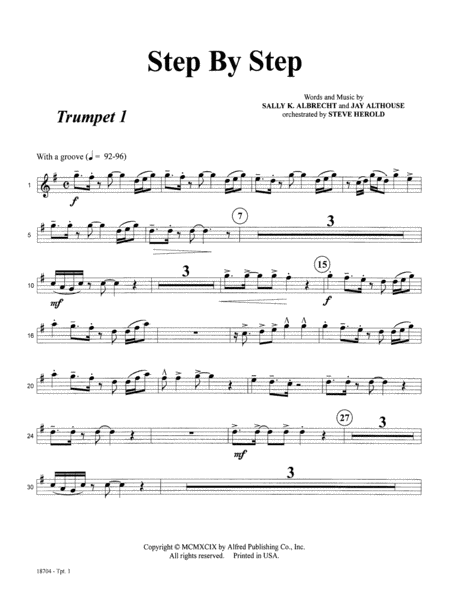 Step by Step: 1st B-flat Trumpet