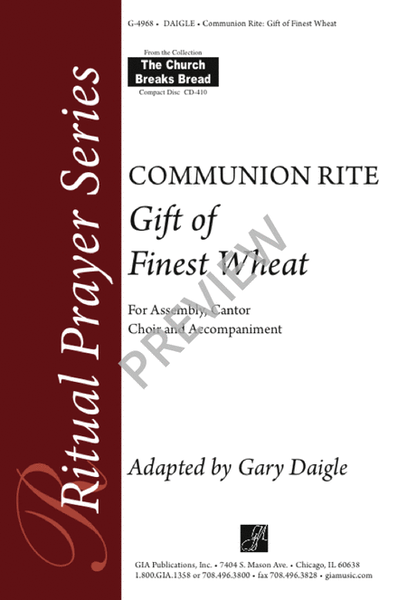 Gift of Finest Wheat image number null