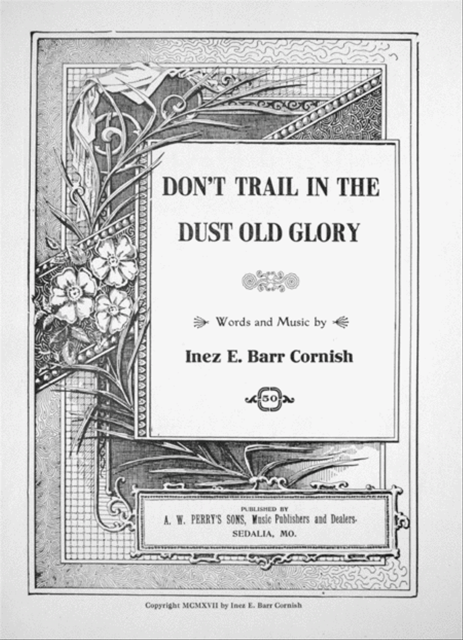 Don't Trail in the Dust Old Glory Voice scores gallery preview page 1