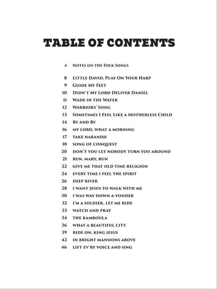 African American Folk Songs Collection Piano Method scores gallery preview page 4