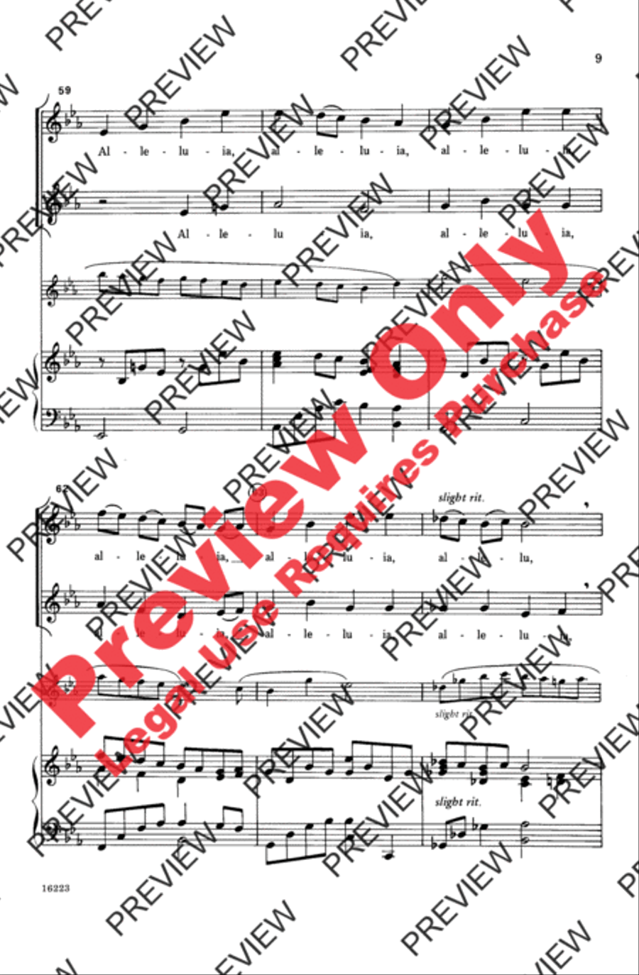Alleluia 2-Part scores gallery preview page 9