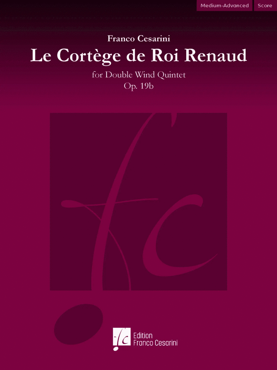 Le Cortege Du Roi Renaud Op. 19b Woodwind Quintet scores gallery preview page 1