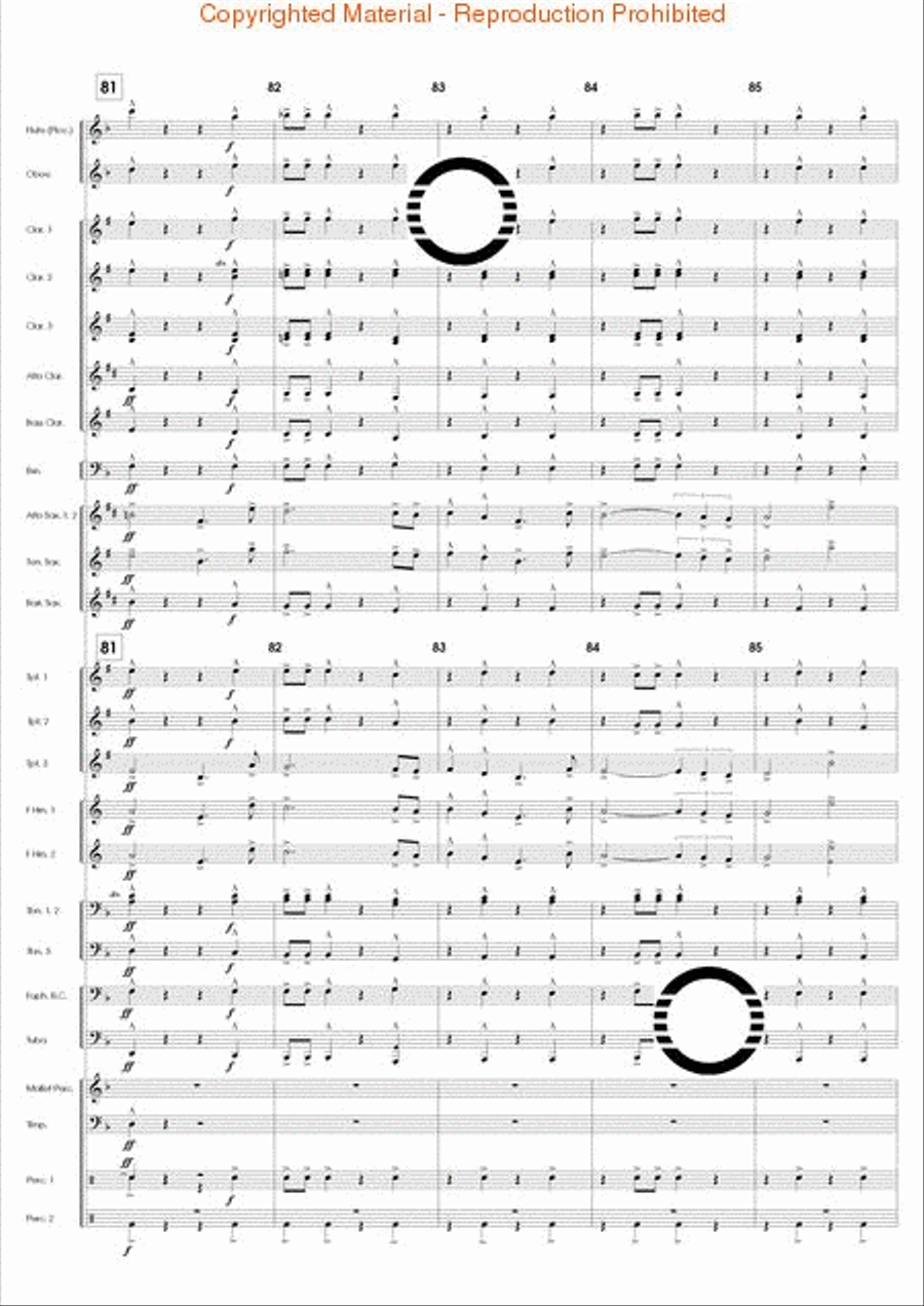 Black Granite III Black Granite III Concert Band scores gallery preview page 18