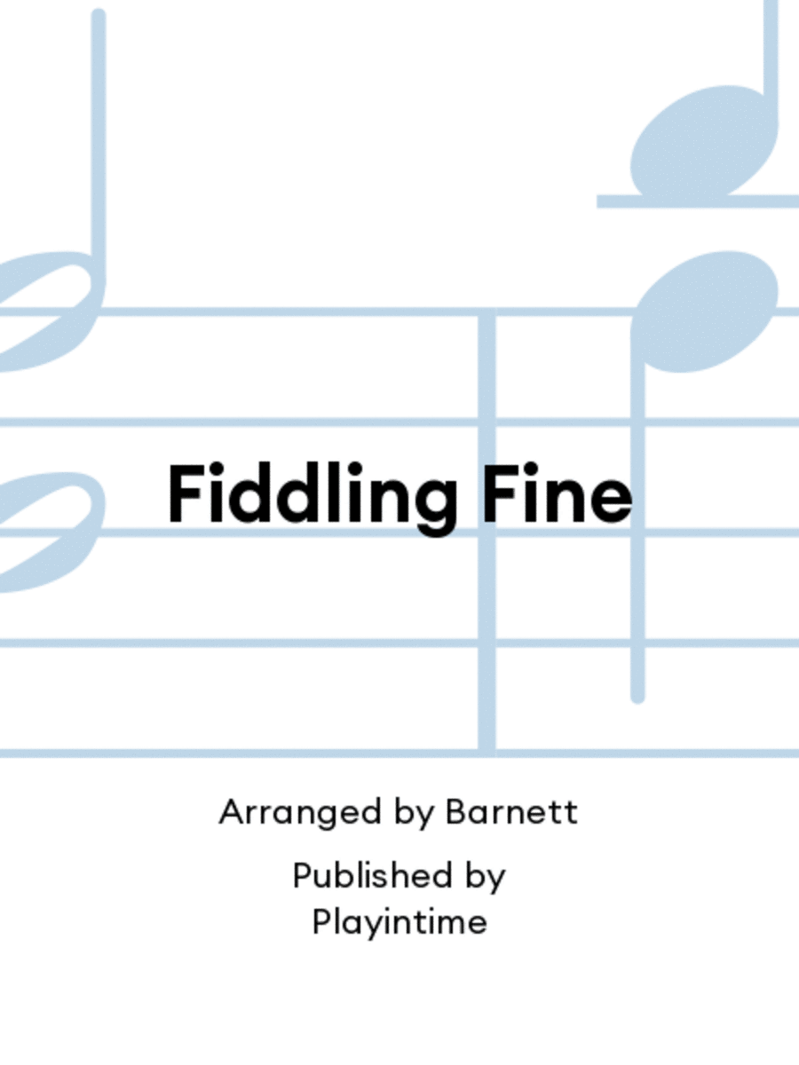Fiddling Fine String Orchestra scores gallery preview page 1