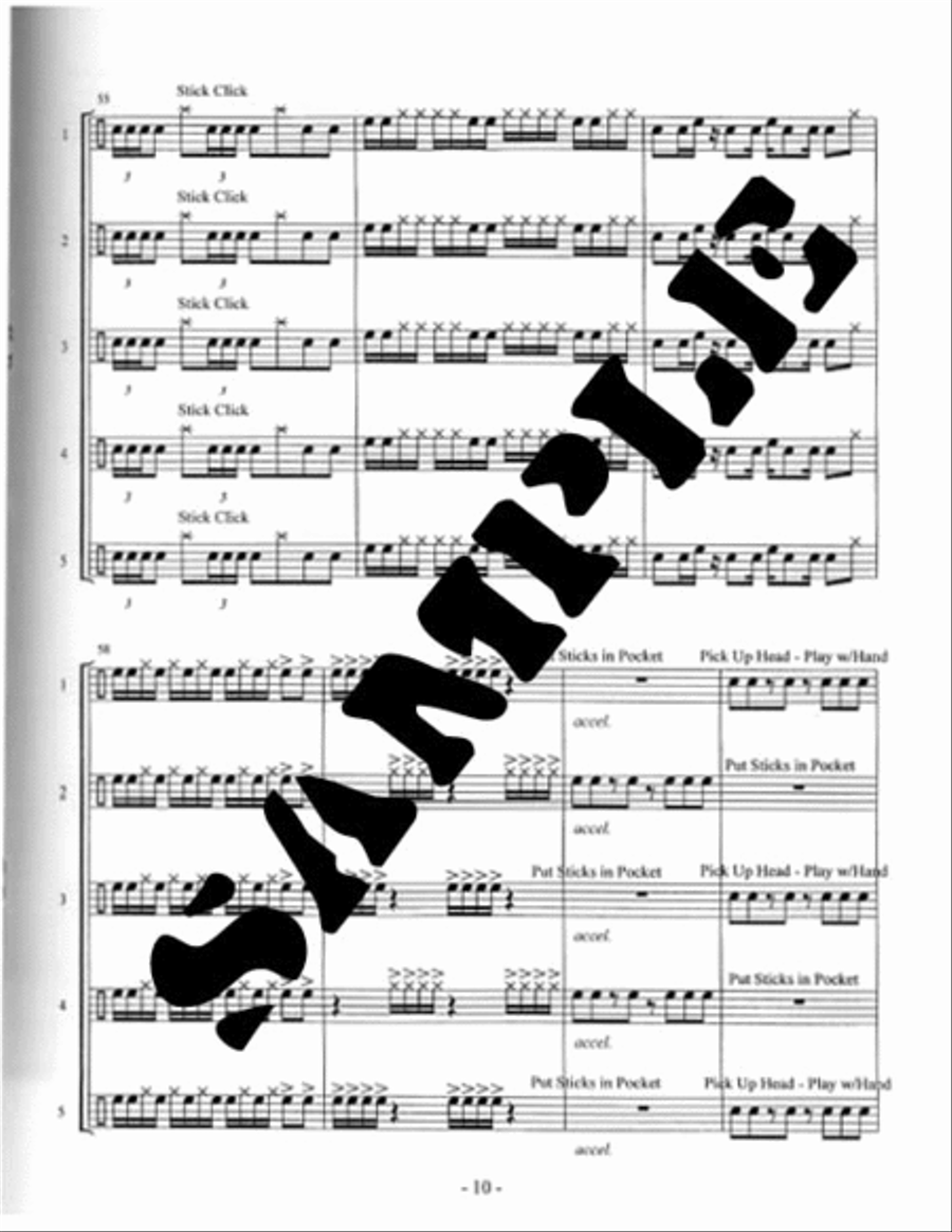 Heads Up! Heads Up! Percussion Ensemble scores gallery preview page 2