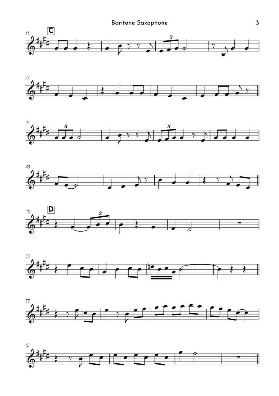 If I Ain't Got You If I Ain't Got You Baritone Saxophone scores gallery preview page 3