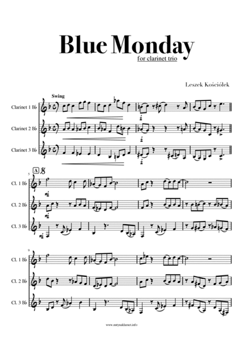 Blue Monday (clarinet trio) image number null