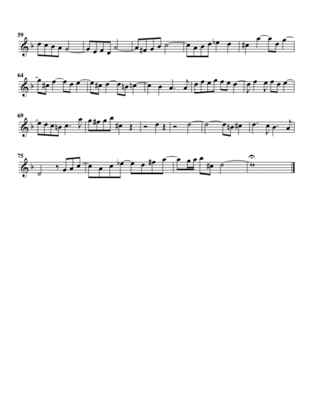 Contrapunctus 1 from Art of Fugue, BWV 1080 (arrangement for recorders)
