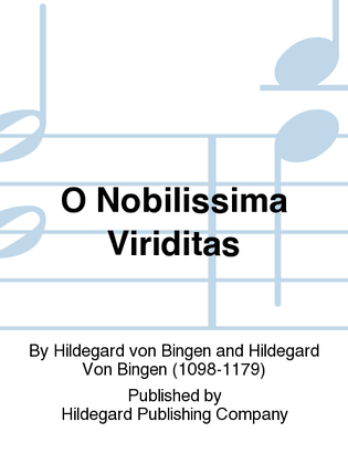 Book cover for O Nobilissima Viriditas