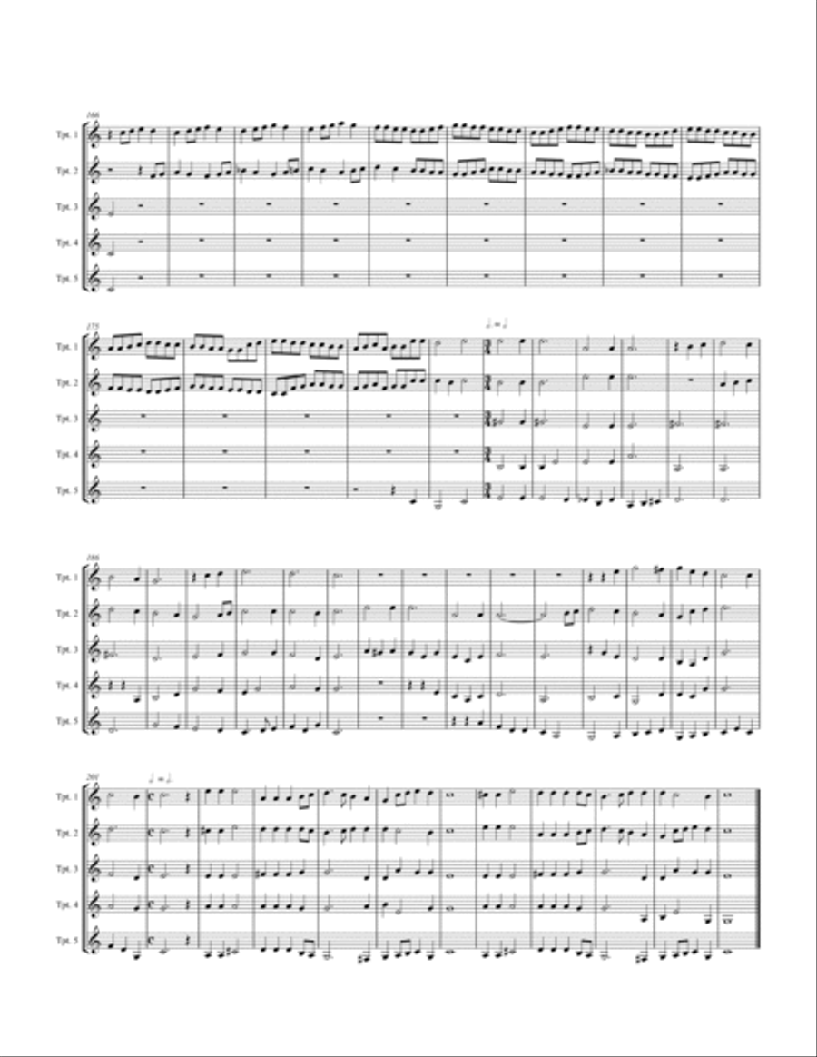 Canzon super Belgicam Canzon super Belgicam Trumpet scores gallery preview page 6
