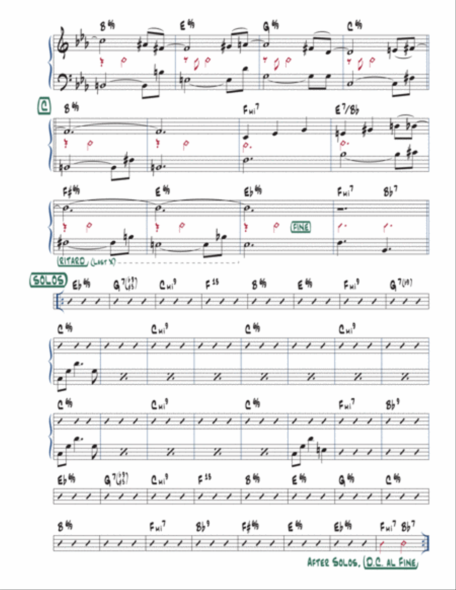 Summer In Central Park Voice scores gallery preview page 2