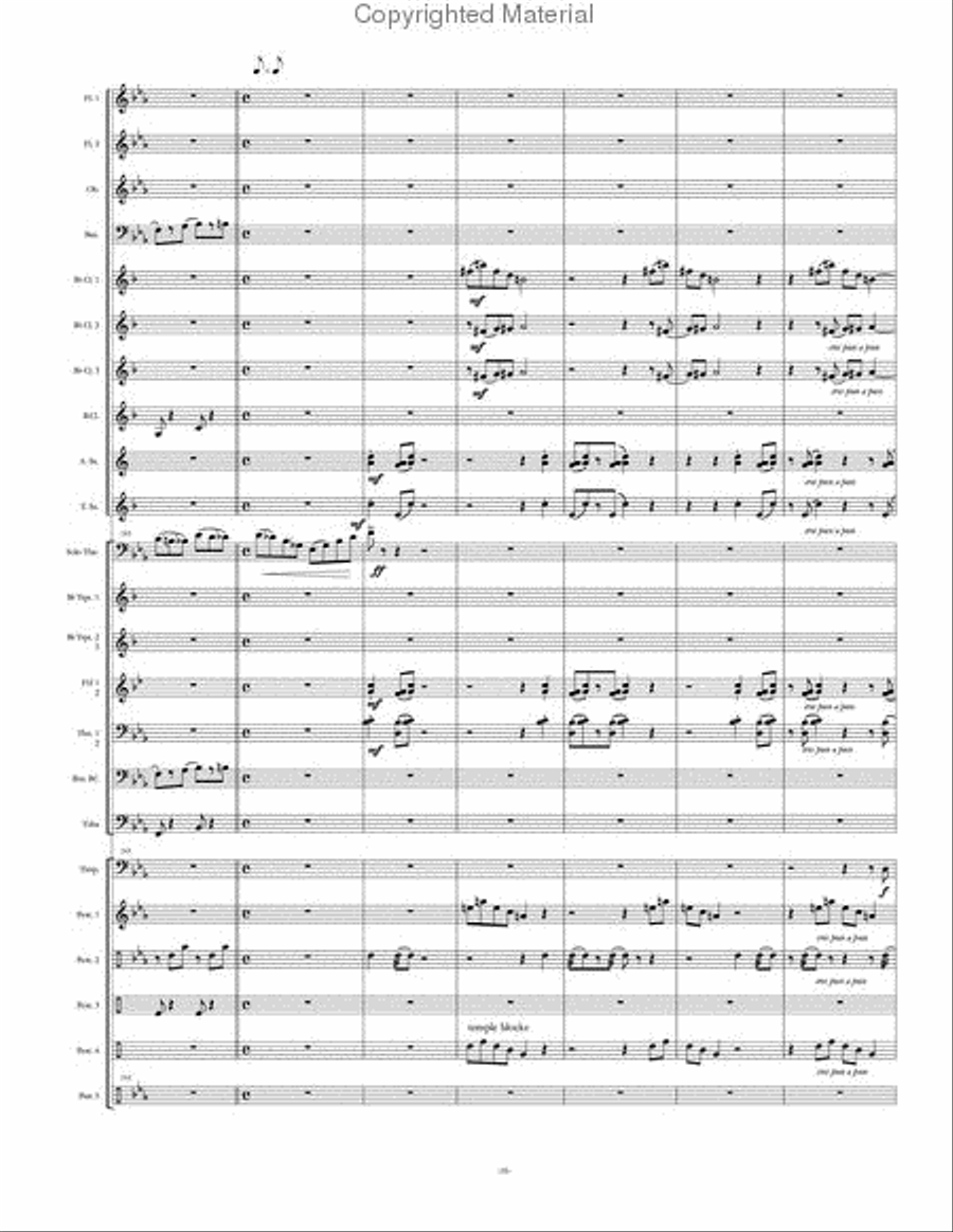 Seminar Concert Band scores gallery preview page 37