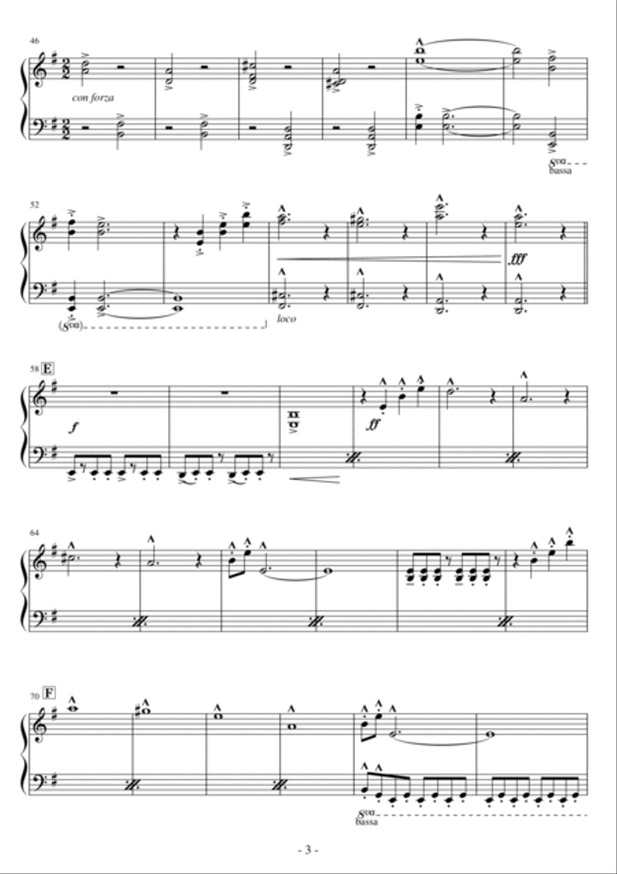 Amazing Spider-man 2, The Opening Easy Piano scores gallery preview page 3