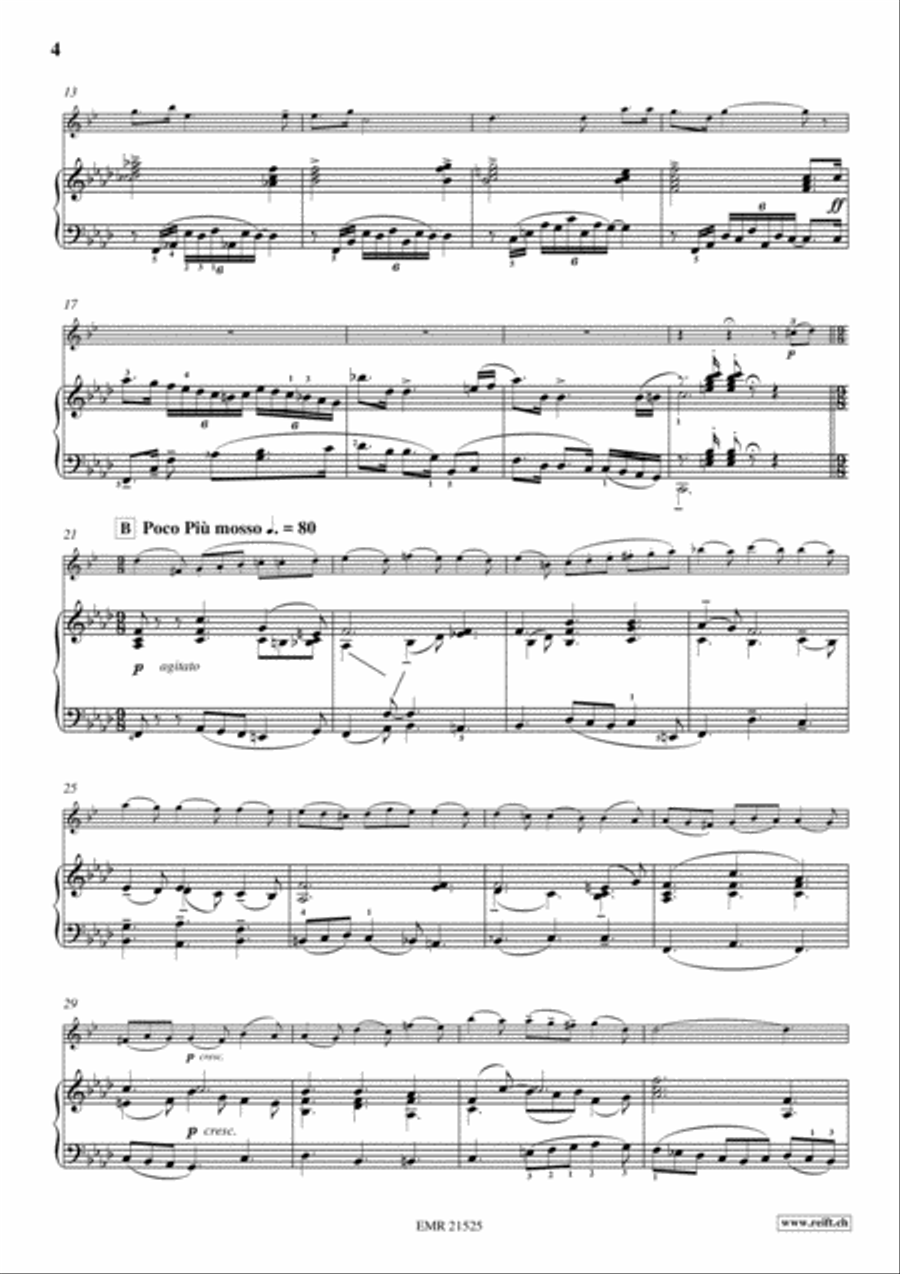 Concerto No. 10 Clarinet Solo scores gallery preview page 4
