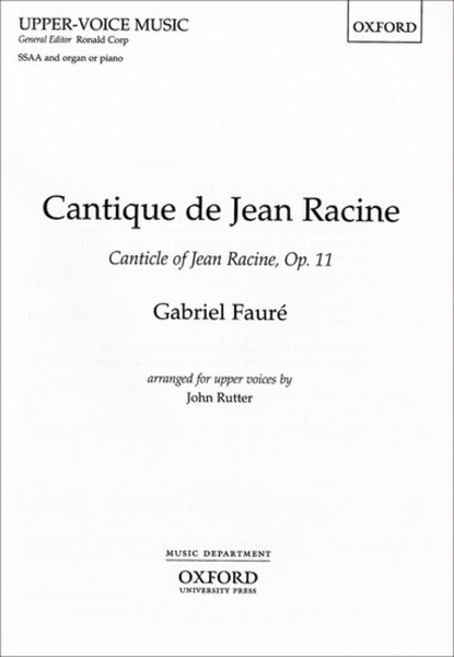 Cantique De Jean Racine (French & English) image number null