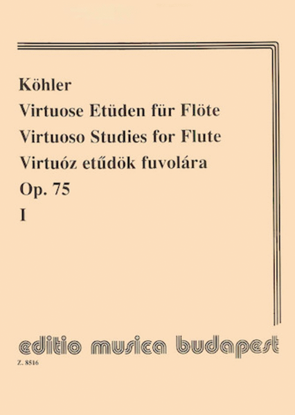 Virtuoso Studies, Op. 75 - Volume 1