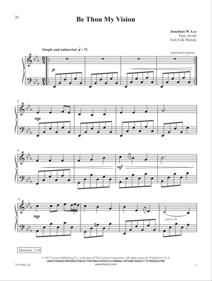 Glory and Grace Glory and Grace Piano Solo scores gallery preview page 15