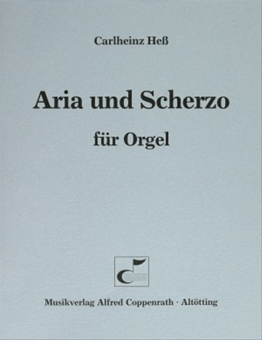 Aria und Scherzo Organ scores gallery preview page 1