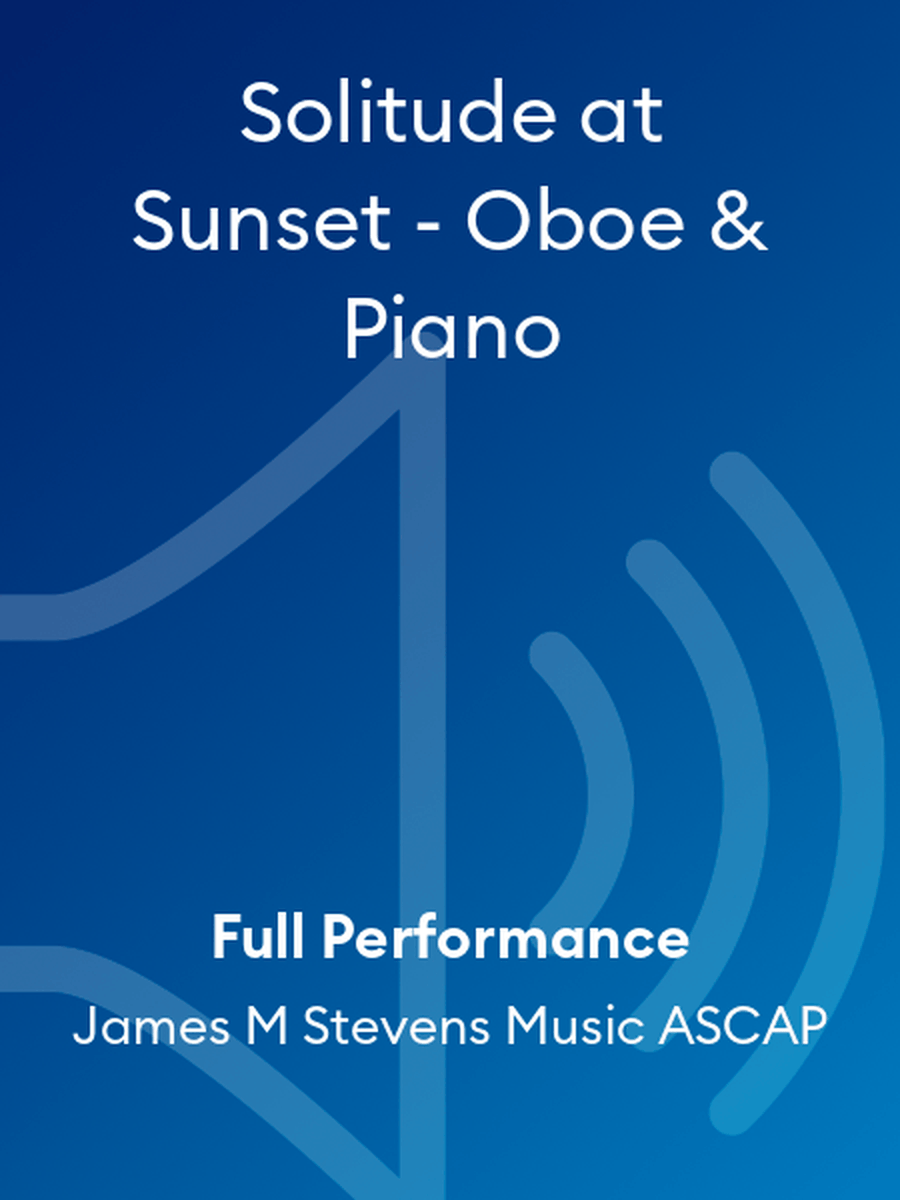 Solitude at Sunset - Oboe & Piano