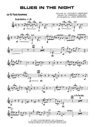 Blues in the Night: B-flat Tenor Saxophone