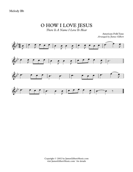 O HOW I LOVE JESUS image number null