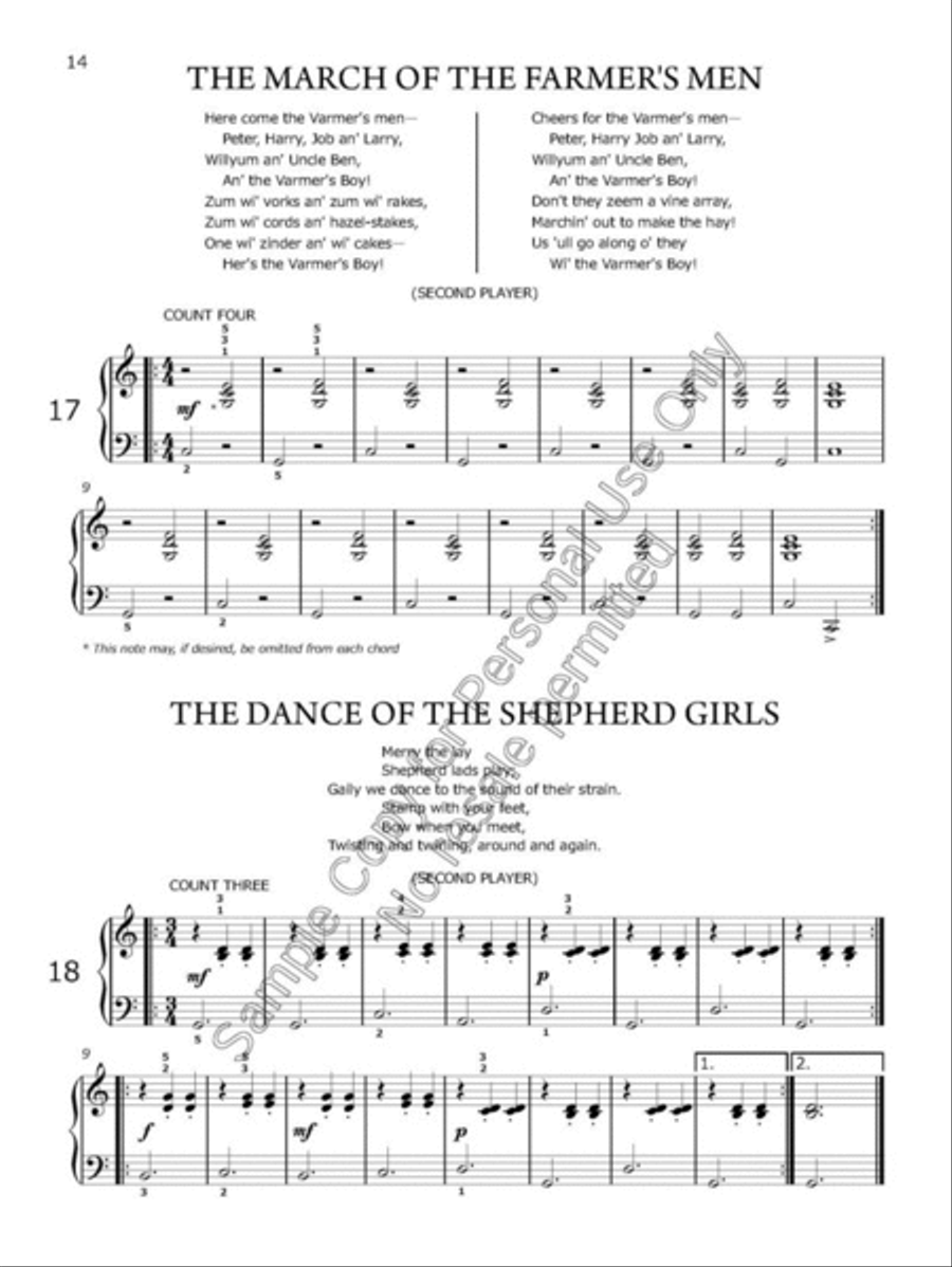 Scenes at a Farm Scenes at a Farm Easy Piano scores gallery preview page 3