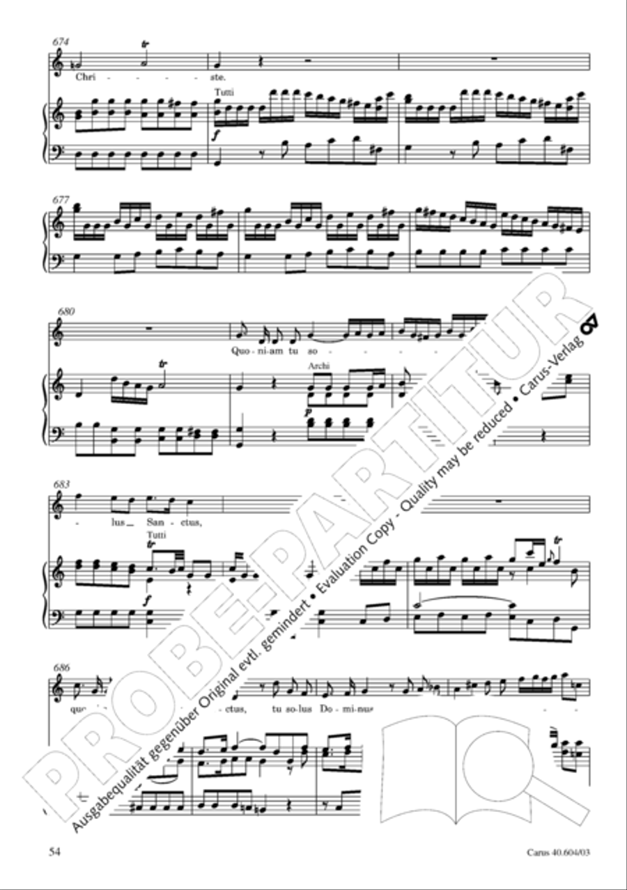 Grosse Mariazeller Messe in C 4-Part scores gallery preview page 63
