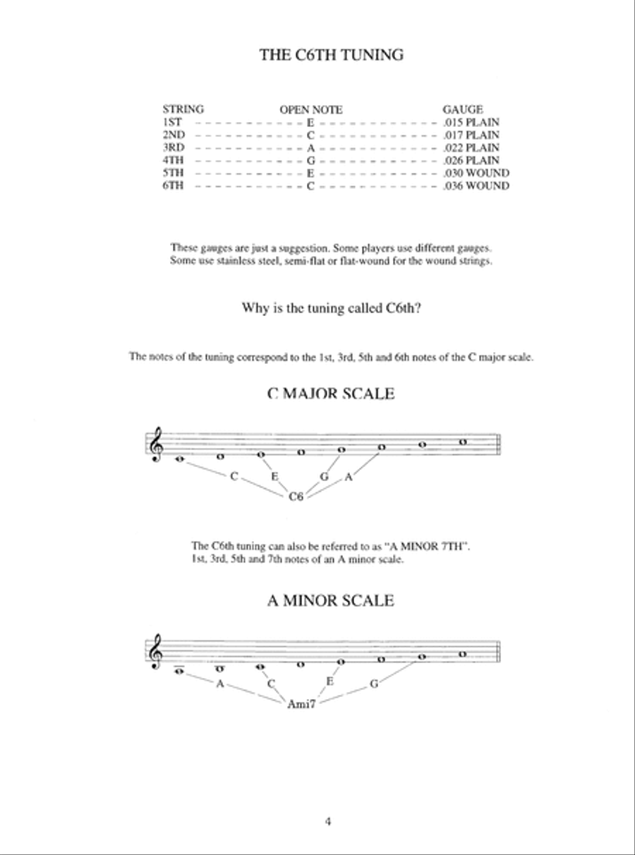Basic C6th Nonpedal Lap Steel Method Electric Guitar scores gallery preview page 10