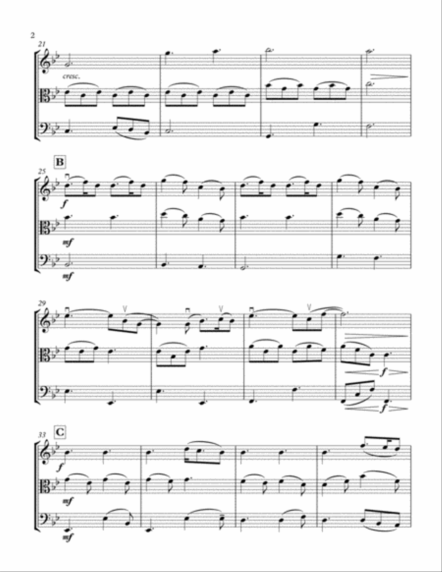 A Thousand Years String Trio scores gallery preview page 2