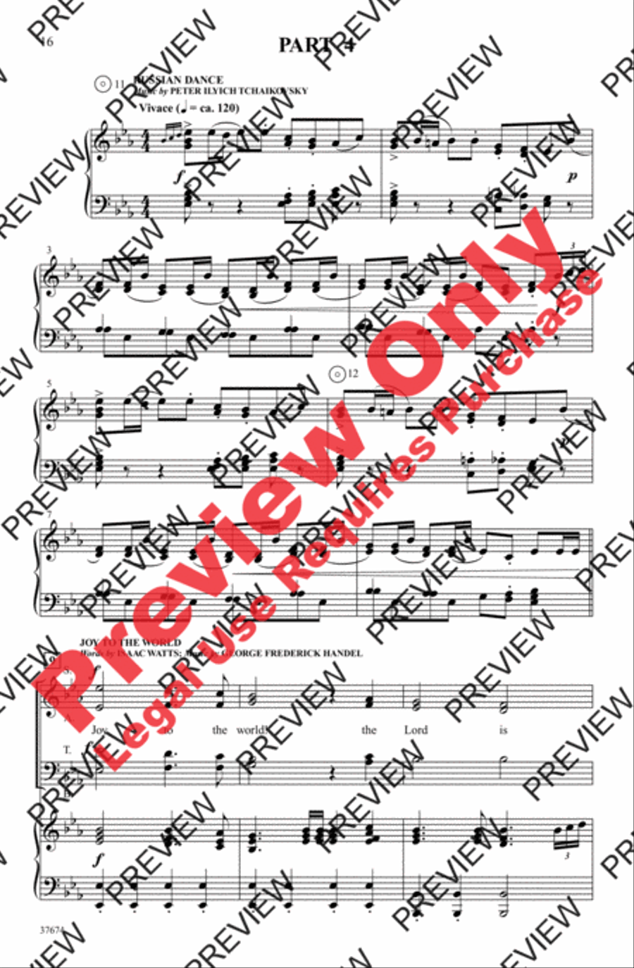 Festival of Carols 4-Part scores gallery preview page 16