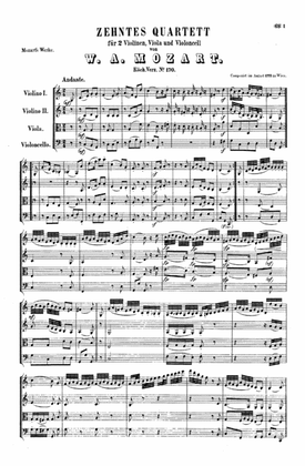 Book cover for Mozart: String Quartets