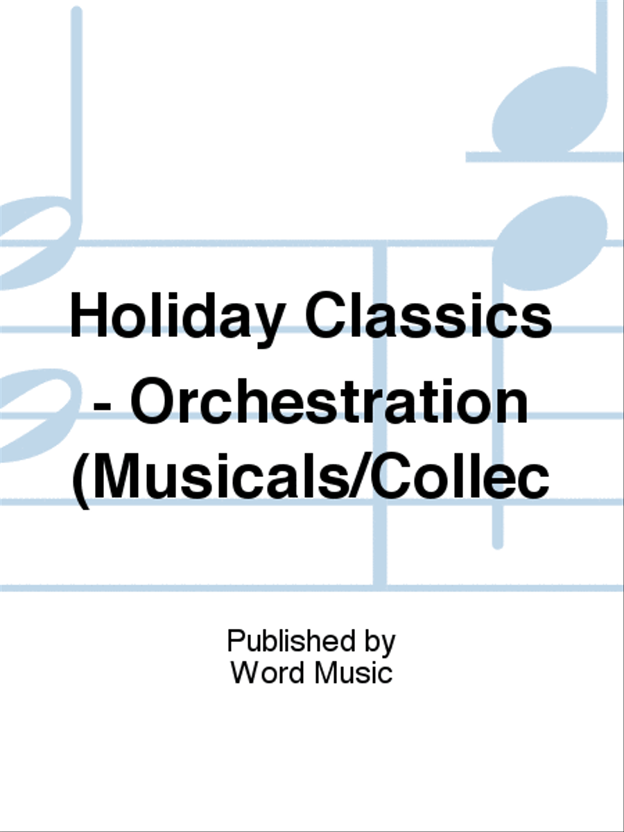 Holiday Classics - Orchestration Choir scores gallery preview page 1