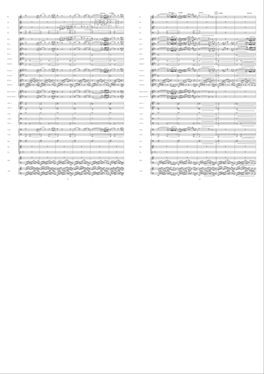 Adagio Of Spartacus And Phrygia Choir scores gallery preview page 4