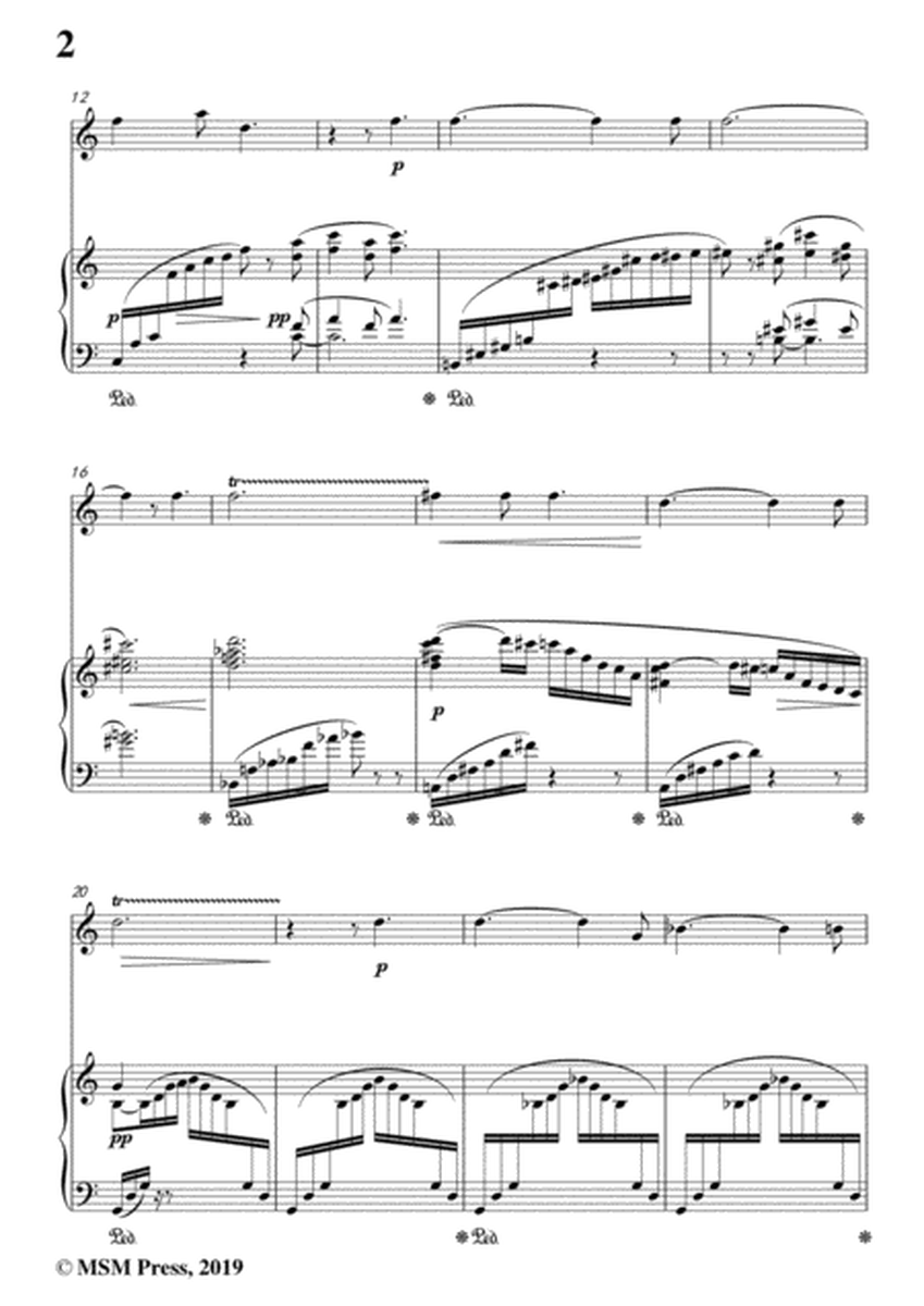 Richard Strauss-Heimliche Aufforderung, for Violin and Piano image number null