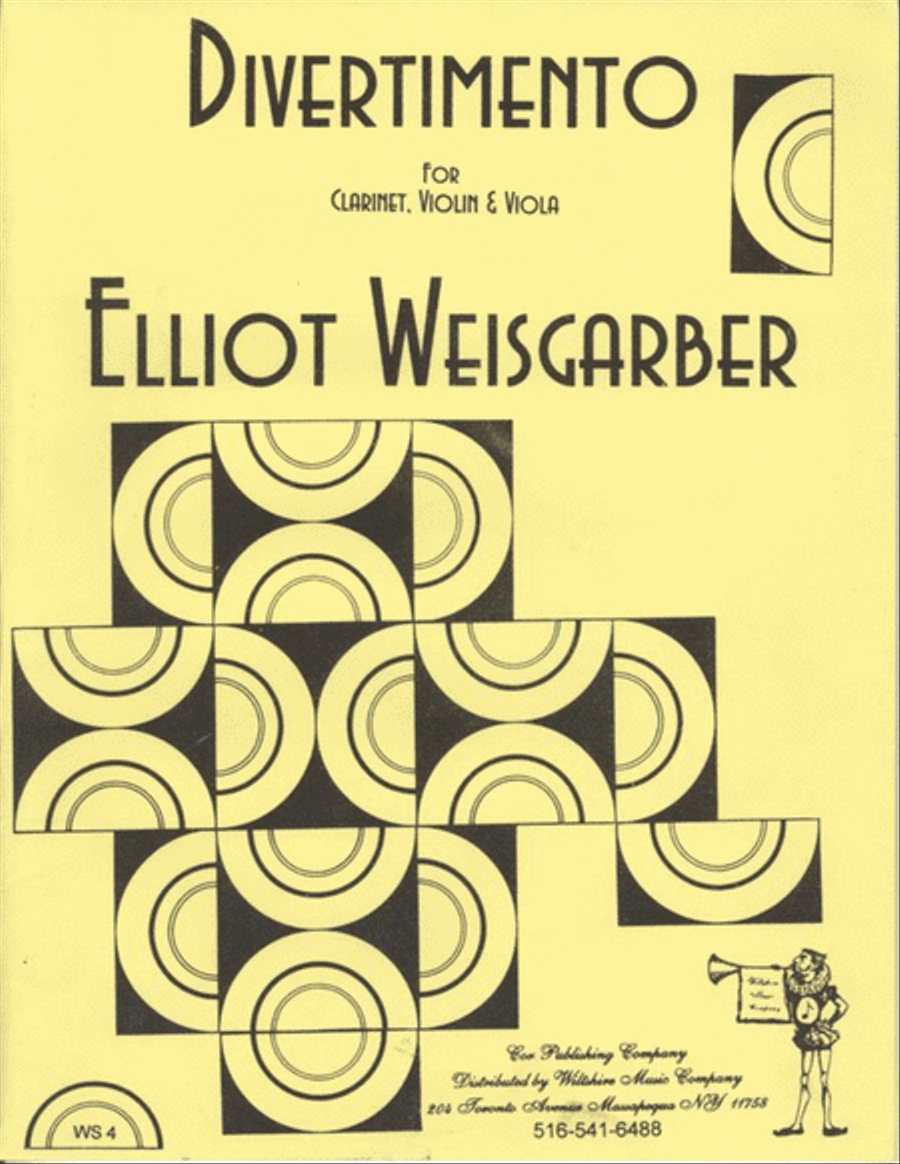 Divertimento Divertimento Clarinet scores gallery preview page 1