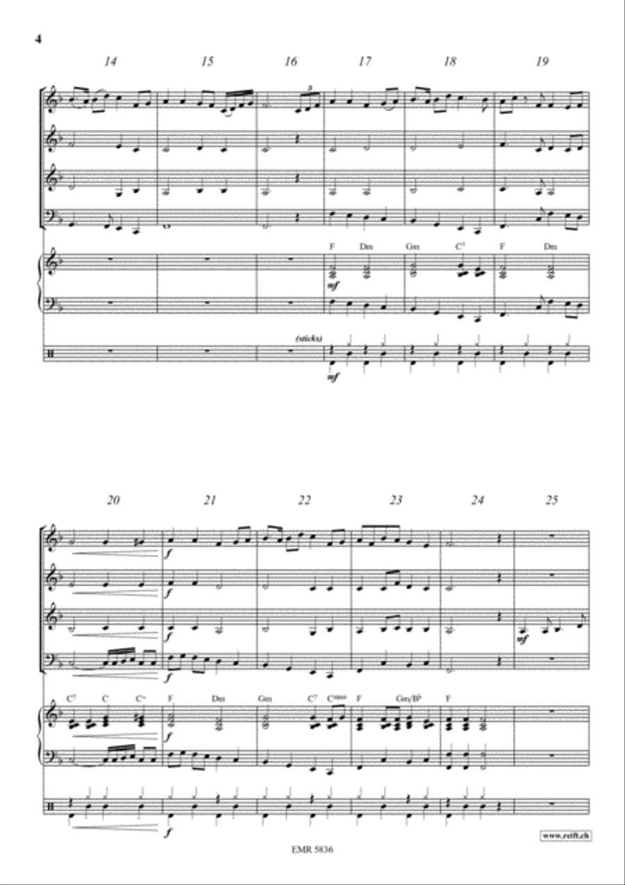 My Old Kentucky Home Concert Band scores gallery preview page 4