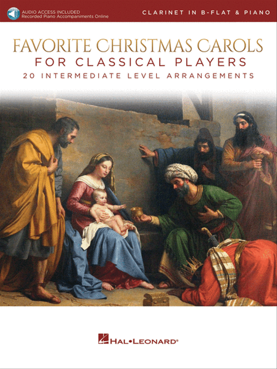 Favorite Christmas Carols for Classical Players – Clarinet and Piano Clarinet Solo scores gallery preview page 1
