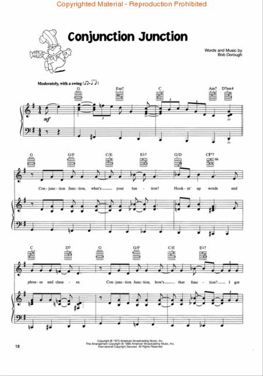 The School House Rock Songbook Piano, Vocal, Guitar scores gallery preview page 3