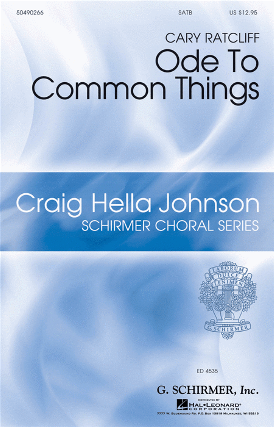 Ode to Common Things SSATBB scores gallery preview page 1