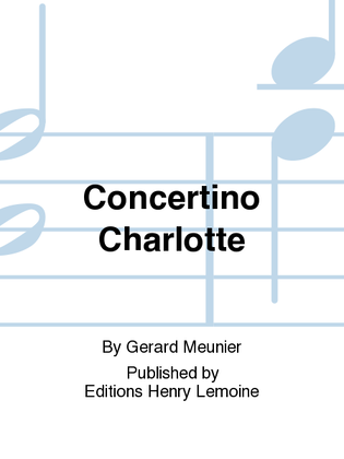 Book cover for Concertino Charlotte
